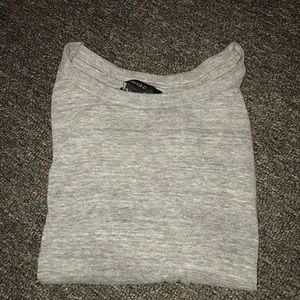 Grey crop top